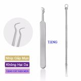 Bộ nhíp gắp mụn và cây nặn mụn 8,7cm