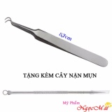 Bộ nhíp gắp mụn và cây nặn mụn 8,7cm