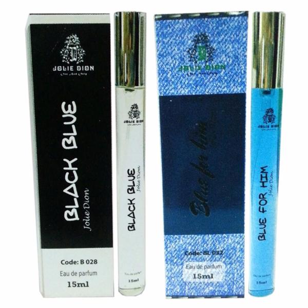Bộ nước hoa nam Black Blue 15ml và Blue For Him eau de parfum 15ml
