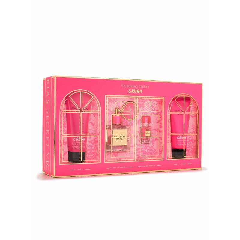 Bộ quà tặng nước hoa, sữa tắm, lotion Victorias Secret Crush Gift Set (Mỹ)