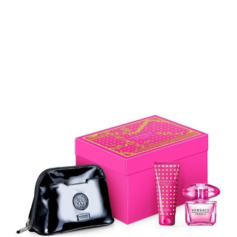 Bộ quà tặng Versace Bright Crystal Absolu EDP 90ml và Body Lotion 100ml kèm túi xách cao cấp