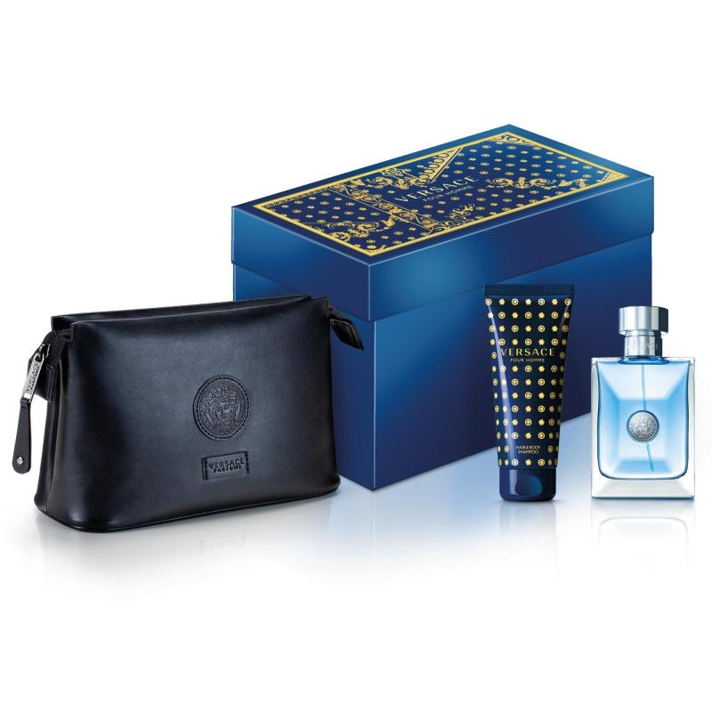 Bộ quà tặng Versace Pour Homme EDT 100ml và Gel tắm gội 100ml kèm túi xách cao cấp