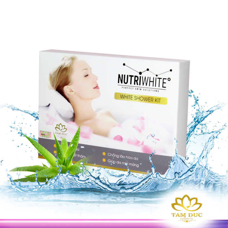 Bộ tắm trắng 5.1 Body White Shower Kit