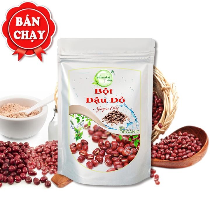 Bột Đậu Đỏ Dưỡng Da Trắng Mịn ngăn ngừa mụn hiệu quả 100gr - Henashop