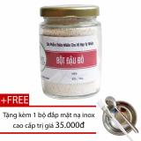 Bột Đậu Đỏ Nguyên Chất Dành Cho Da Dầu 100gr + Tặng Bộ Đắp Mặt Inox