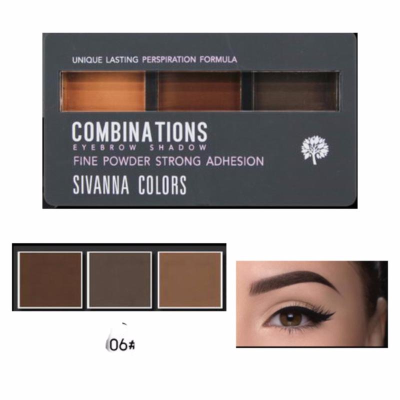 Bột kẻ mày Sivanna Colors Combinations Eyebrow 8g #06