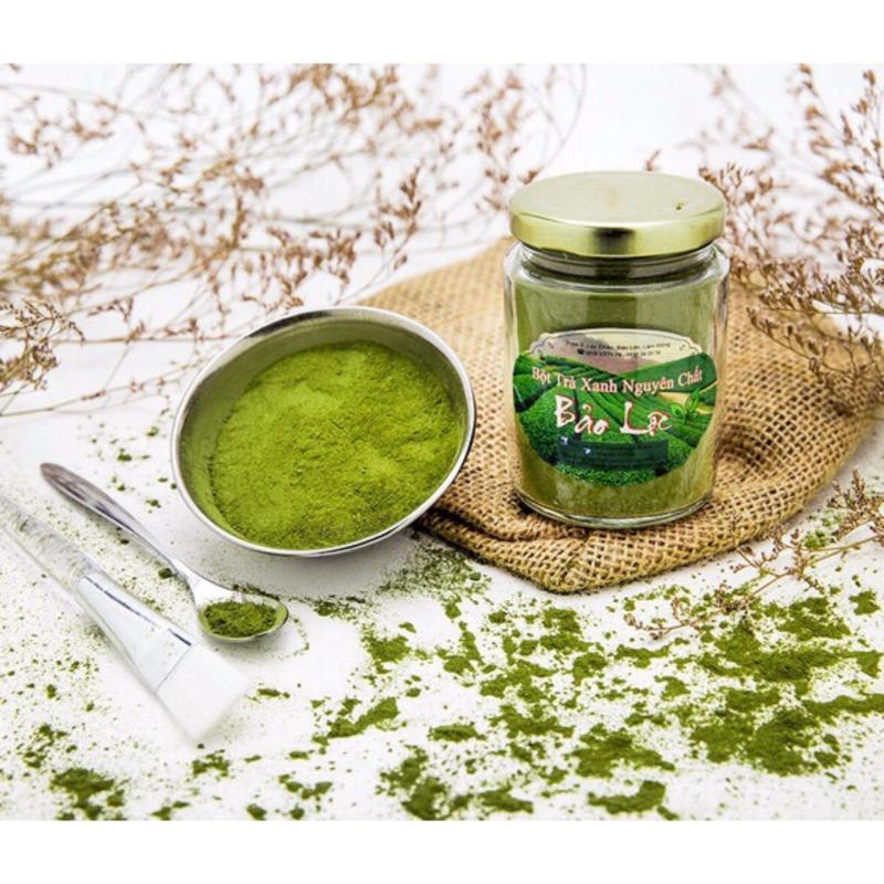 Bột Trà Xanh Bảo Lộc Vũ Gia 100g + Tặng Cọ Quét