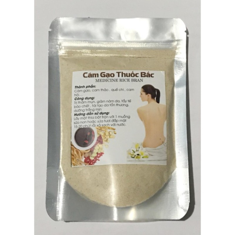Cám gạo thuốc bắc trị thâm, trắng da nhập khẩu