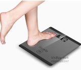 Cân điện tử kiêm chức năng đo nhiệt độ phòng Iscale (Tặng thước đo dây)
