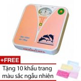 Cân sức khỏe 120 kg Nhơn Hòa NHHS-120-K2 + Tặng 10 khẩu trang màu sắc ngẫu nhiên