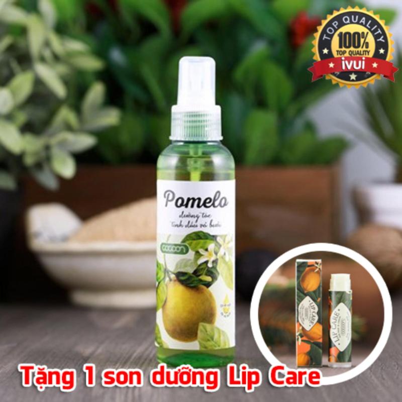 Chai xịt pomelo mọc tóc, dưỡng tóc tặng 1 son dưỡng môi cao cấp