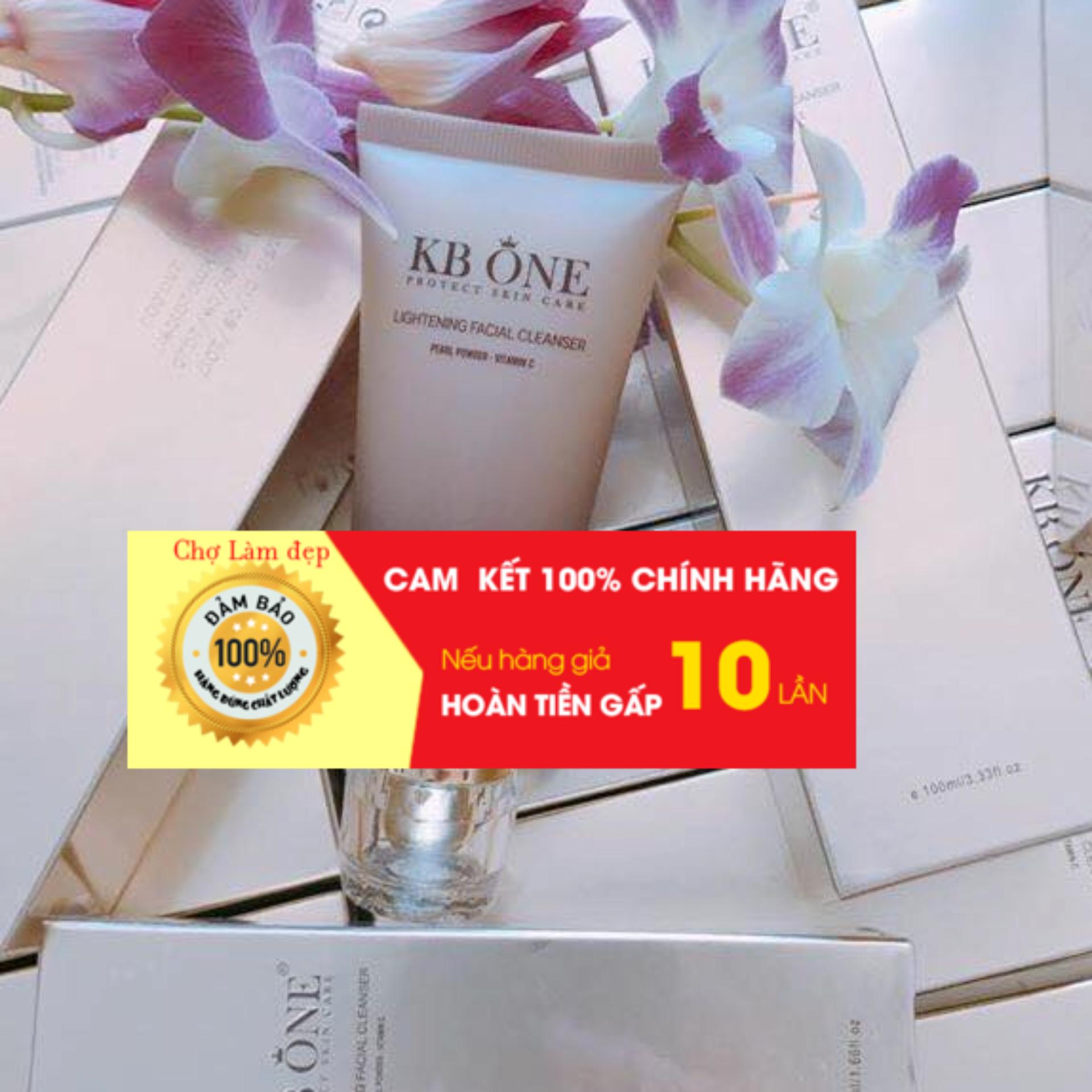 [HCM][ Chính hãng ] [Chính hãng] Sữa Rửa Mặt Ngọc Trai Sáng Da KBOne 100ml