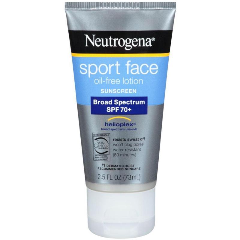 Chống nắng Neutrogena Sport face Broad Spectrum SPF 70+ 73ml của Mỹ nhập khẩu