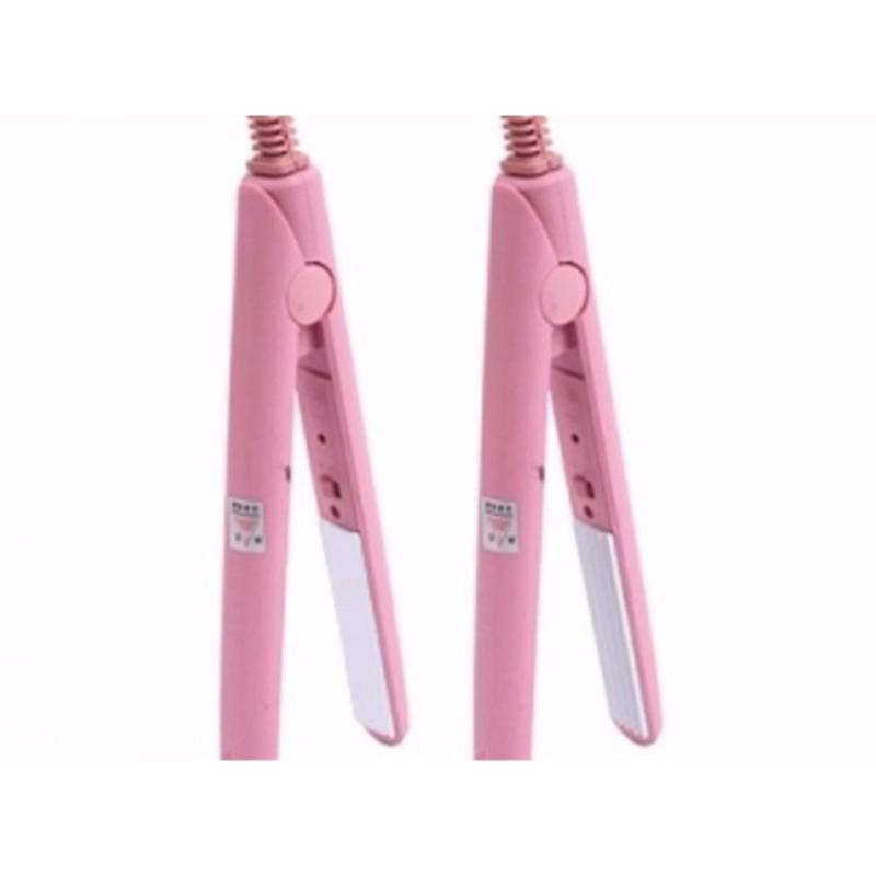 Combo 02 máy bấm mini và duỗi mini hồng thời trang