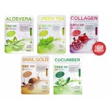 Combo 10 mặt nạ trắng da, giảm mụn Mask Pack Hàn Quốc 23ml (Mix đủ 5 vị)