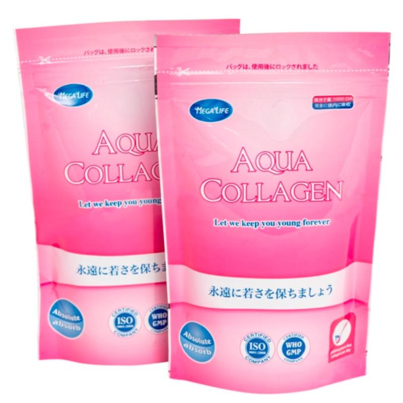 Combo 2 Thực Phẩm Chức Năng Aqua Collagen Nguyên Chất Từ Cá Bổ Sung Collagen Peptide Sinh Học Cho Cơ Thể (100g / Túi x2) nhập khẩu