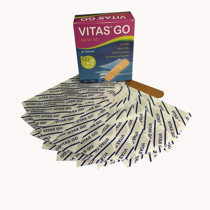 Combo 50 miếng Băng keo cá nhân Vitasgo nhập khẩu