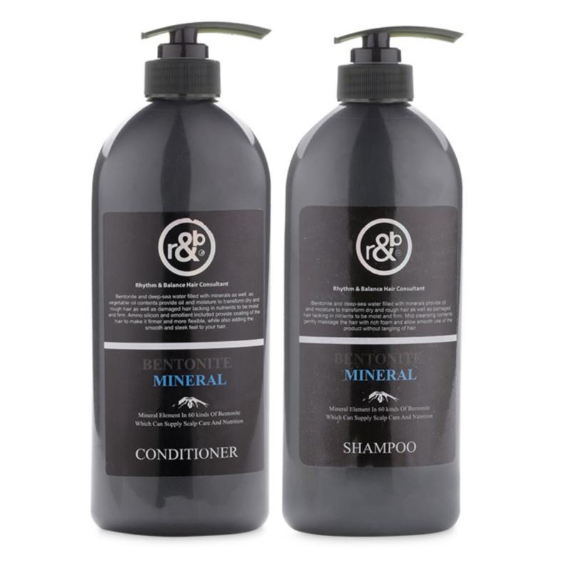 Combo dầu gội và dầu xả khoáng chất R&B 600ml x 2 nhập khẩu