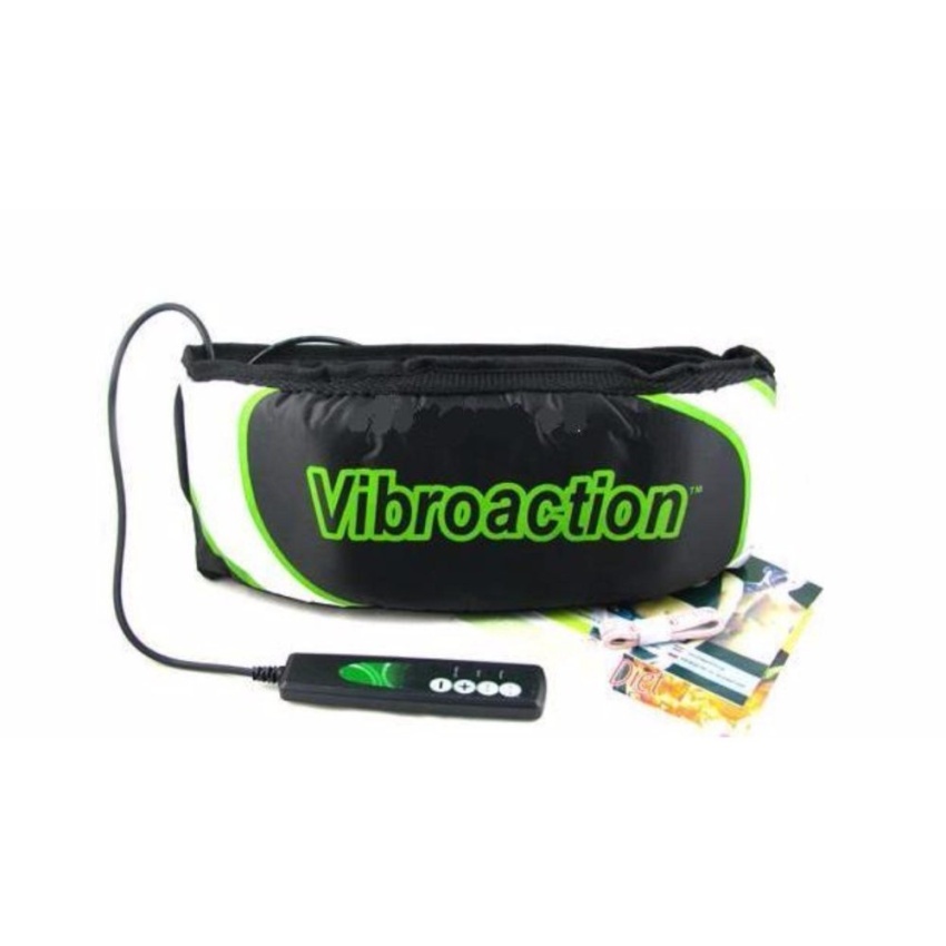 Đai massage thon gọn bụng Vibroaction (Đen)