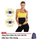 Đai nịt bụng sinh nhiệt giảm mỡ bụng rainstore size xl + tặng balo du lịch gấp gọn