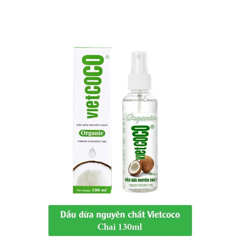 Dầu dừa nguyên chất Organic mỹ phẩm VIETCOCO  130ml nhập khẩu