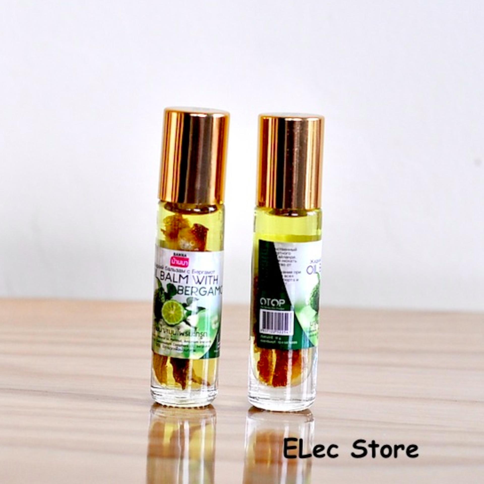 Dầu gió thảo mộc Thái Lan Cam Bergamot