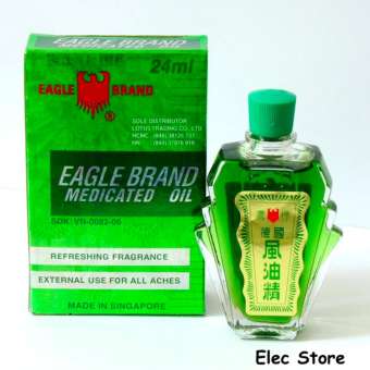 Dầu gió xanh hiệu con Ó Eagle Brand Medicated Oil 24ml