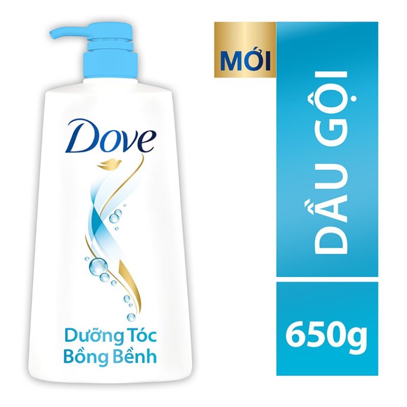 Dầu gội dưỡng tóc bồng bềnh Dove 650g cao cấp