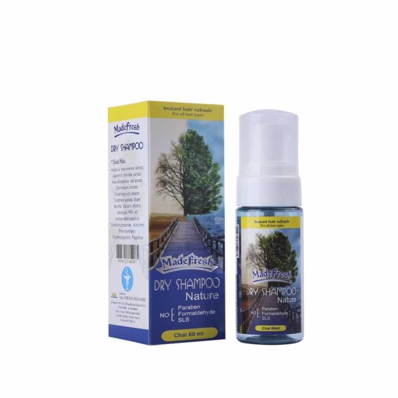 DẦU GỘI KHÔ MADEFRESH 60ML-Hương Nước Hoa
