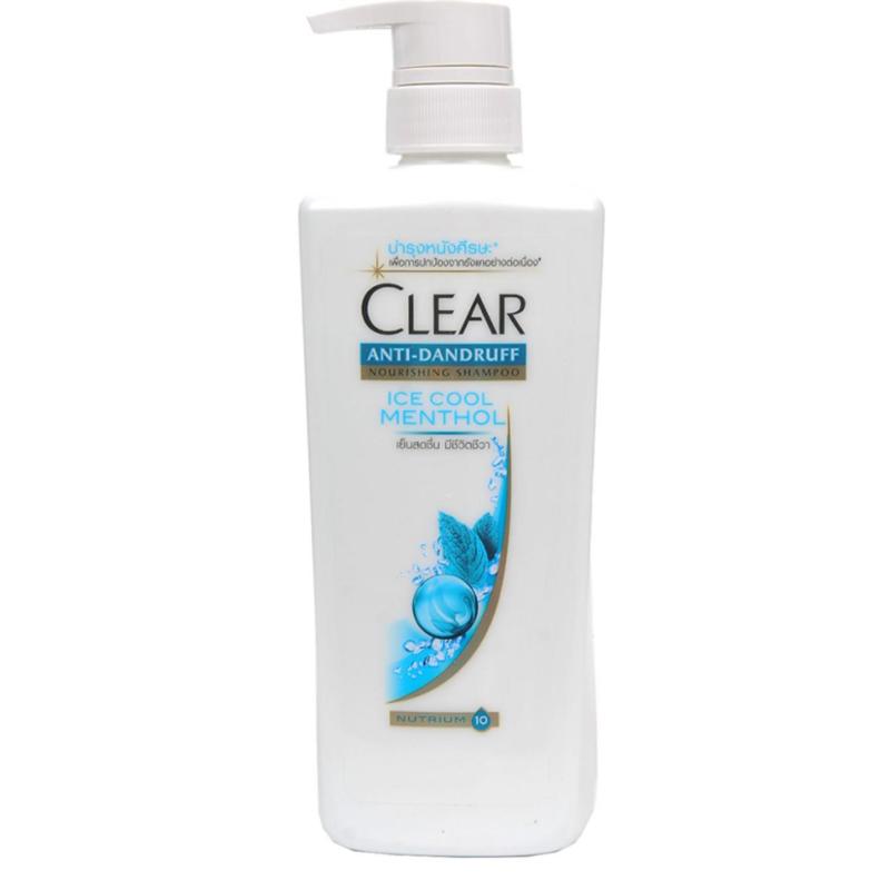 Dầu gội Thái Lan Clear Ice Cool Menthol bạc hà mát rượi 480ml