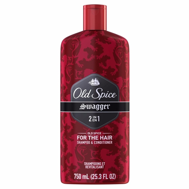 Dầu gội và xả 2 trong 1 cho nam Old Spice Swagger 2 in 1 Shampoo and Conditioner 750ml (Mỹ) cao cấp