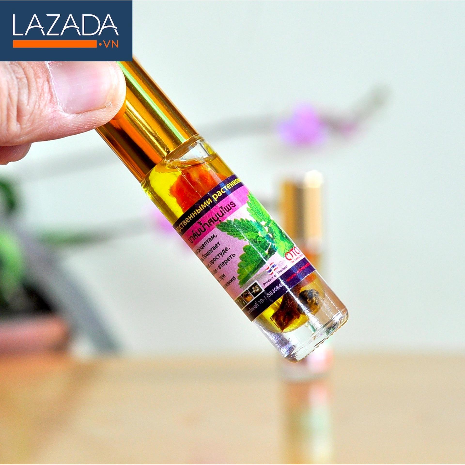Dầu thảo dược bạc hà 8ml Hãng Otop Thái Lan