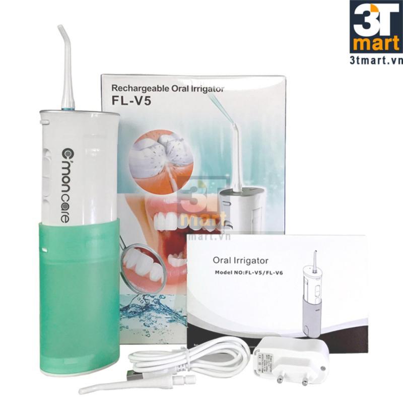 Dụng cụ vệ sinh răng miệng sạc điện không dây CMON CARE siêu gọn (Xanh lá)