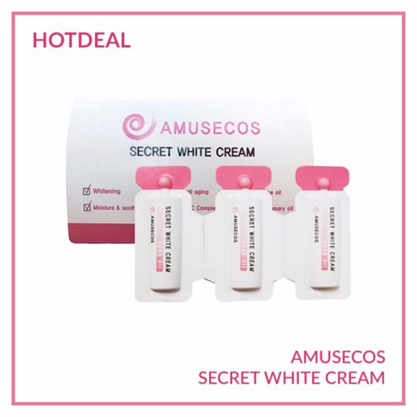 Dung dịch làm hồng và se khít vùng kín Amusecos Secret White Cream 1mlx3