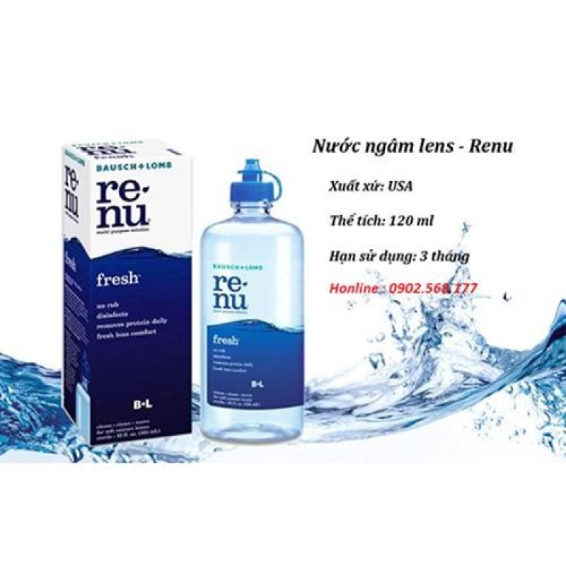 Dung dịch ngâm kính Renu 120ml nhập khẩu