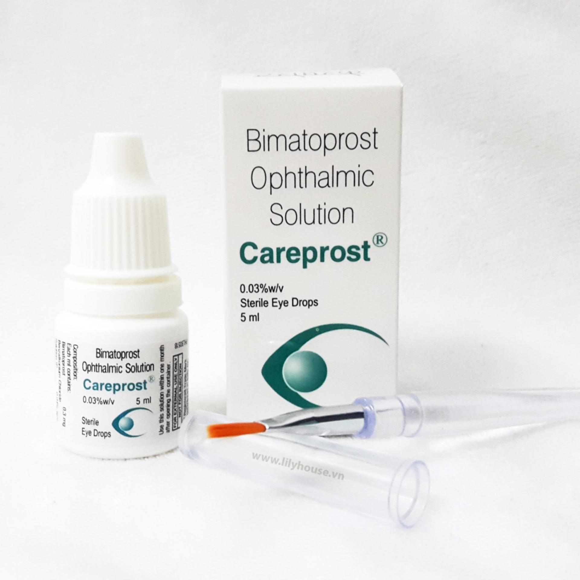 Dưỡng dài mi Bimatoprost Ophthalmic Solution Careprost Ấn độ