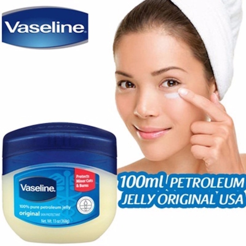 Dưỡng Môi Vaseline Pure Petroleum Jelly Original 100g nhập khẩu