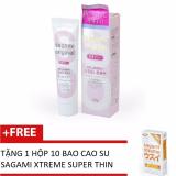 Gel bôi trơn Sagami Original 60g Tặng 1 hộp 10 bao siêu mỏng sagami superthin