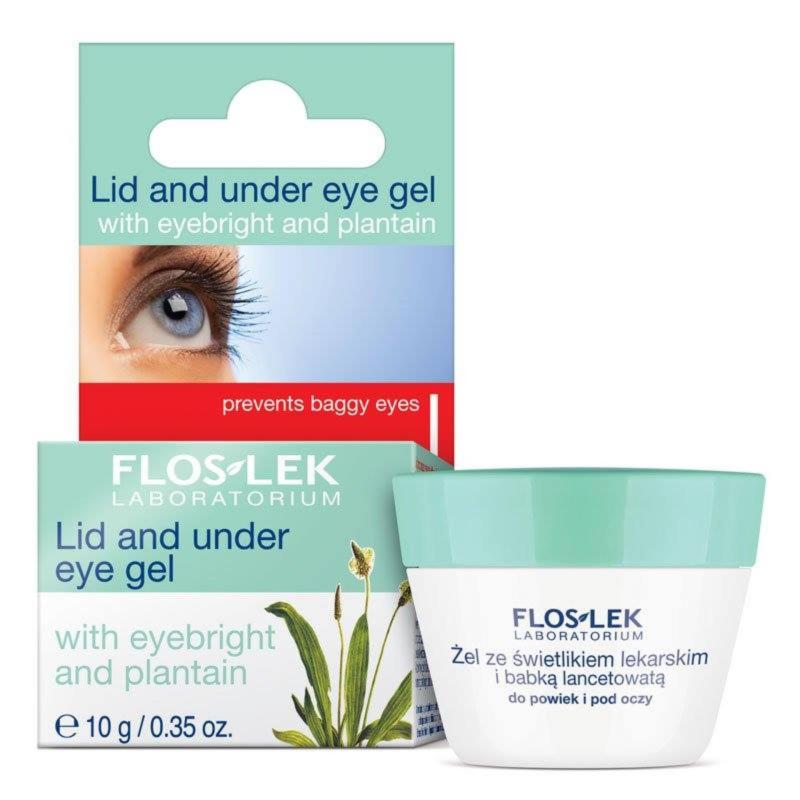 Gel ngăn ngừa hình thành bọng mắt Floslek - eyebright và hoa chuối