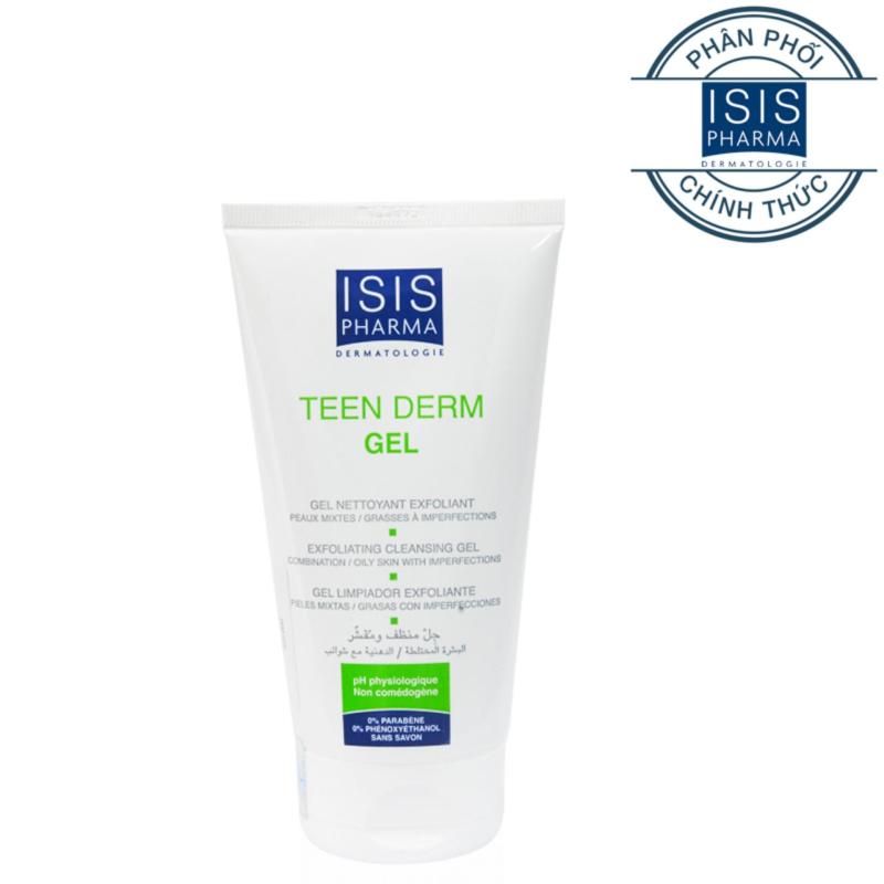 Gel rửa mặt giảm nhờn ngừa mụn ISIS Pharma Teen Derm Gel 150ml
