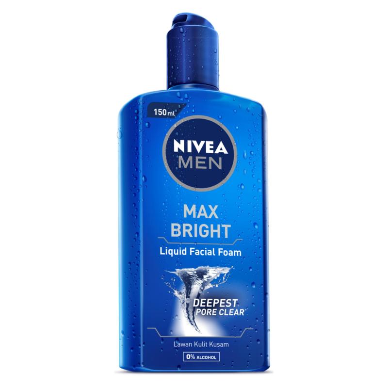 Gel rửa mặt NIVEA MEN Max Bright 150ml nhập khẩu
