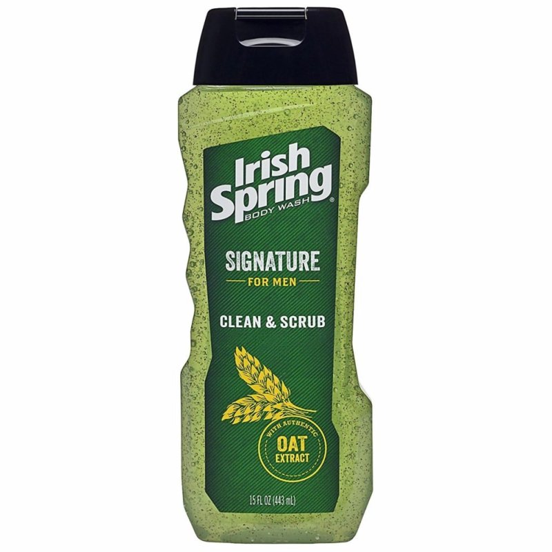 Gel tắm nam Irish Spring Signature Body Wash Clean and Scrub 443ml (Mỹ) cao cấp