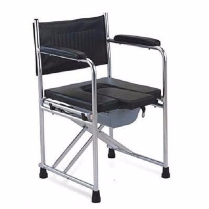 Ghế Bô Vệ Sinh Cao Cấp Mặt Nệm Mềm Mại Cho Người Già, Người Khuyết Tật, Hợp Kim Inox nhập khẩu