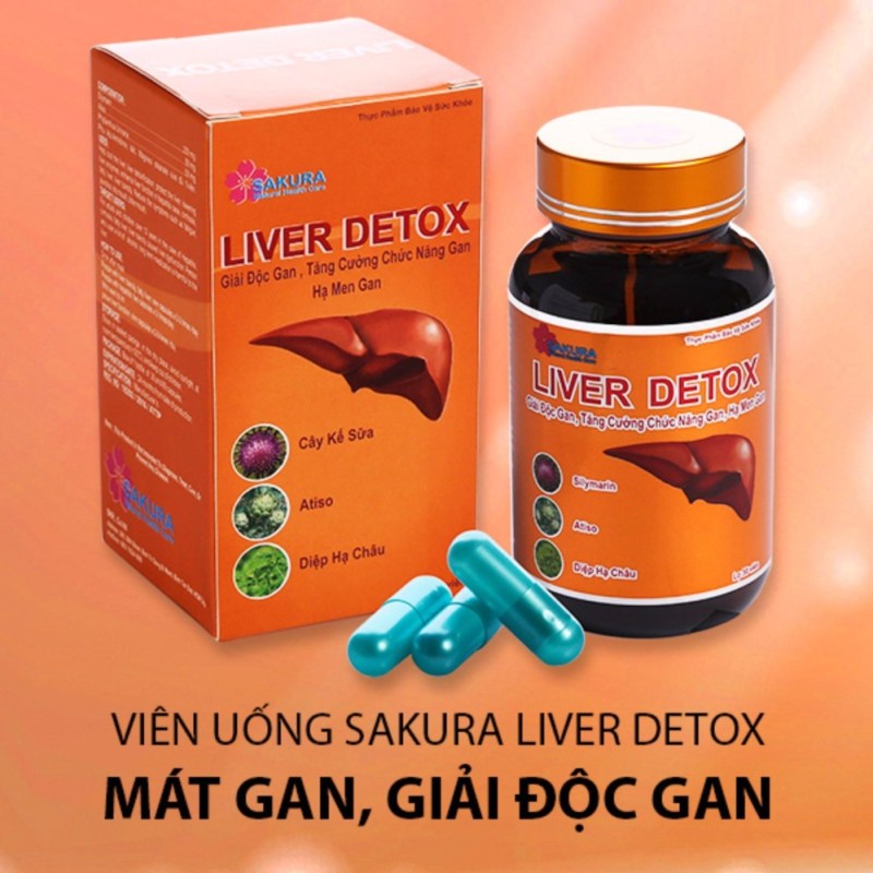 Giải độc gan LIVER DETOX+ tặng kèm 1 Detox life giá không đổi cao cấp