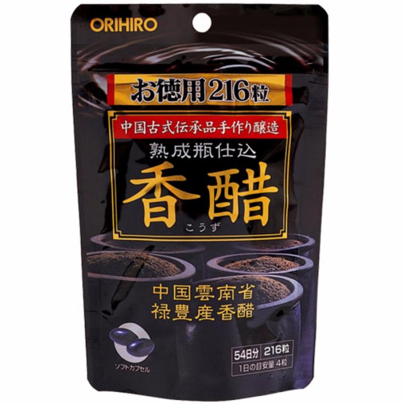 Giấm Đen Giảm Cân Orihiro 216 viên - Nhật bản