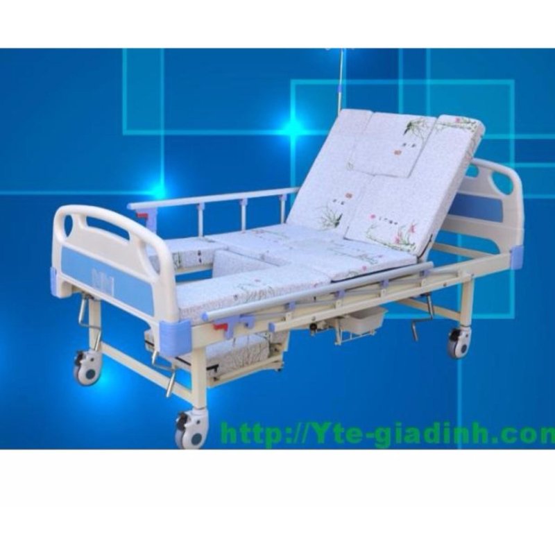 Giường hồi sức cấp cứu 7 chức năng quay tay