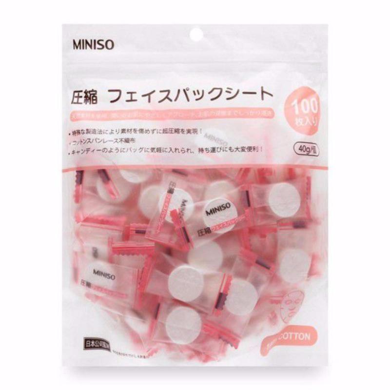 Gói Mặt nạ nén Miniso 100 chiếc/gói - Japan
