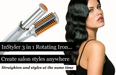 Hair Styling Hair Curlers Hair Straightener Multi-function Curlers Instyler Curlers Hair Styling Sets(EU Plug) - intl