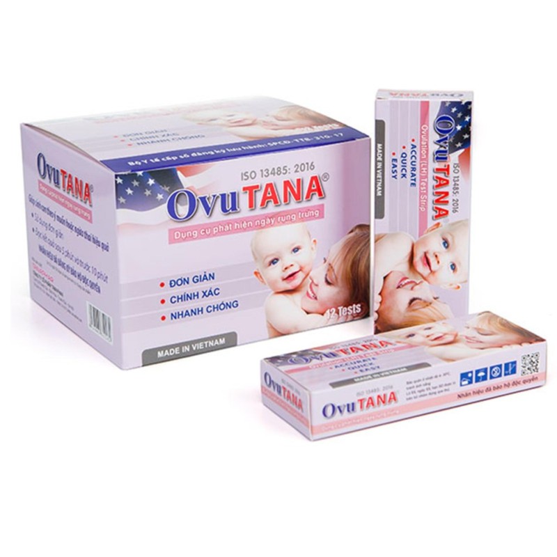 Hộp 12 Que Thử Rụng Trứng OvuTANA