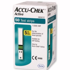 Hộp 50 que thử đường huyết Accu-check Active